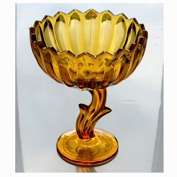 Indiana Glass Other - Vntg "1007 Amber" Compote by Indiana Glass